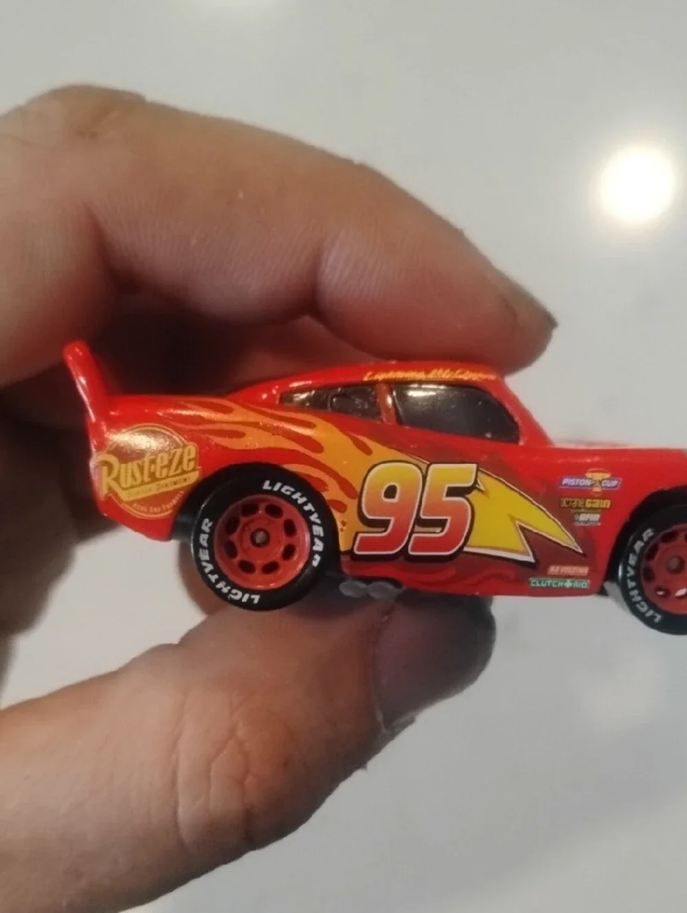 Cars Lightning McQueen Rust-eez Edition Die-Cast Toy Car - Red